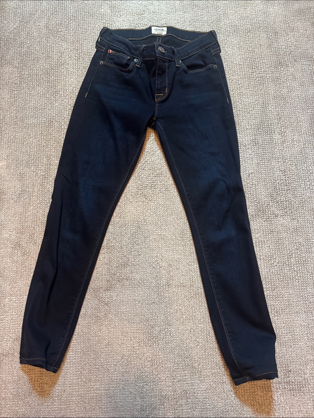 Hudson Dark Blue Krista Super Skinny Jeans